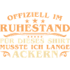 Pension - Lange Ackern - Officially retired