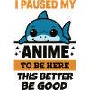 I Paused Anime – Blahaj