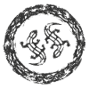 Gecko YinYang Circle Motif