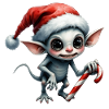 Christmas Elf with Cane