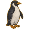 Glitzernder Pinguin Sticker