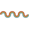 Waves Rainbow Retro