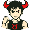 Demon Taurus Anime Style