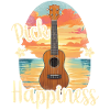 Pick Happiness! Ukulele Sunset