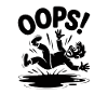 OOPS Fall Cartoon Funny Case