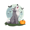 Drôle d’Halloween – Howl-o-ween Wolf