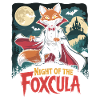 Night of Foxcula Fox Halloween Design