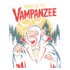 Nuit du Chimpanzé Vampanzee pour Halloween