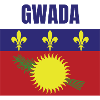 GWADA Guadeloupe flag t-shirt