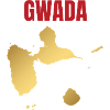 T-shirt GWADA carte dorée Antilles