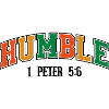 Humble Curved Rainbow Text