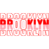 Brooklyn Neon Block Pattern
