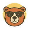 Sunglasses teddy bear in Sunshine