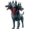 Cerberus - Cool Low Poly  Logo