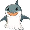 Shark Halloween Ghost