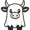 Cow Halloween Ghost