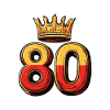 80 Zahl Krone