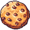 Pixel Cookie Pixel Cookie Retro Art