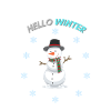 Hello Winter Snowman Charm