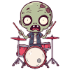 Batteur effrayant - Zombie