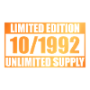 33rd Birthday Limited Edition - ꝏ Supply 10/1992