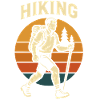 Hiking Retro Sunset