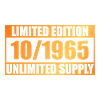 60th Anniversary Limited Edition - ꝏ Supply 10/1965
