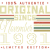 cadeau d'anniversaire novembre 1981