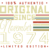 November 1974 Birthday Gift