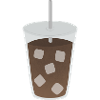 Iced Coffee Cube Pattern