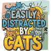 Facilement distrait par les chats