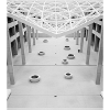 Atrium géométrique noir et blanc
