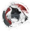 Guinea pig with funny saying