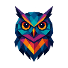Owl | Owl Head Print