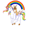 Deutscher Schäferhund Einhorn