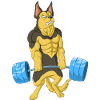 German Shepherd Weightlifting