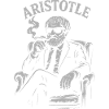 Aristotle Smoking Philosopher Portrait