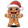 Cute Christmas Cartoon Animal