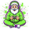 Christmas Man Gaming Humor Gamer