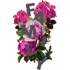 Floral Family Monogram Collage