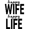 Happy Hand Lettering Double Motif