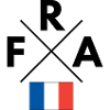French flag with FRA