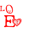 Love Heart Letters Emblem