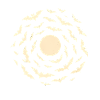 Spirale de chauve-souris de lune