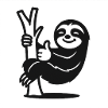 Faultier Illustration