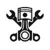 Piston and Wrench Art