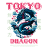 Japoński smok - azjatycki motyw Tokio