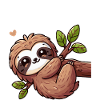 Sloth Lazy Day Nope Not Today