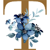 Fleur Bleue Monogramme T