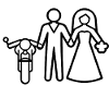 Moto Motard Humour Biker Mariage EVJF